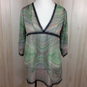 CAbi #997 Mood Boho Tunic Top Size M